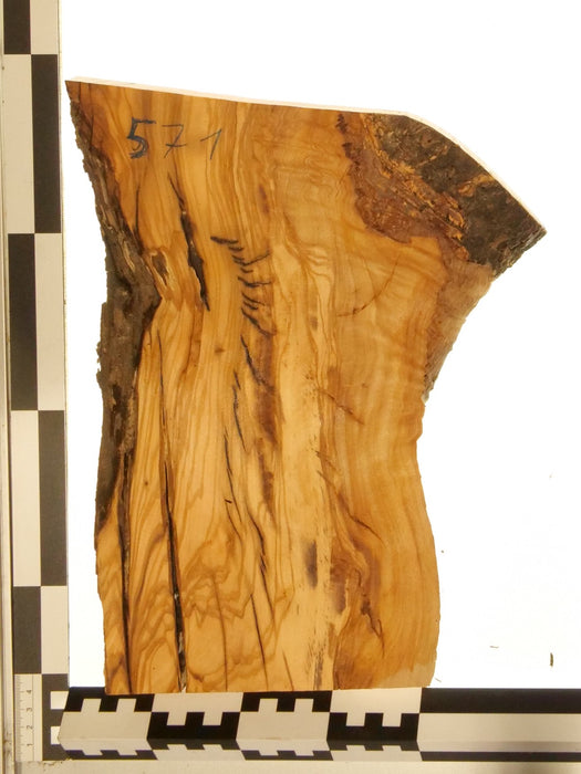 Olivenholz Epoxid Holz 2,6cm dick Servierbrett Brett 571