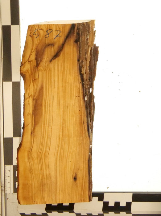 Olivenholz Epoxid Holz 5,4cm dick Servierbrett Brett 587