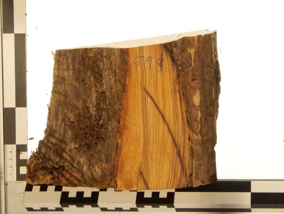 Olivenholz Epoxid Holz 5cm dick Servierbrett Brett 598