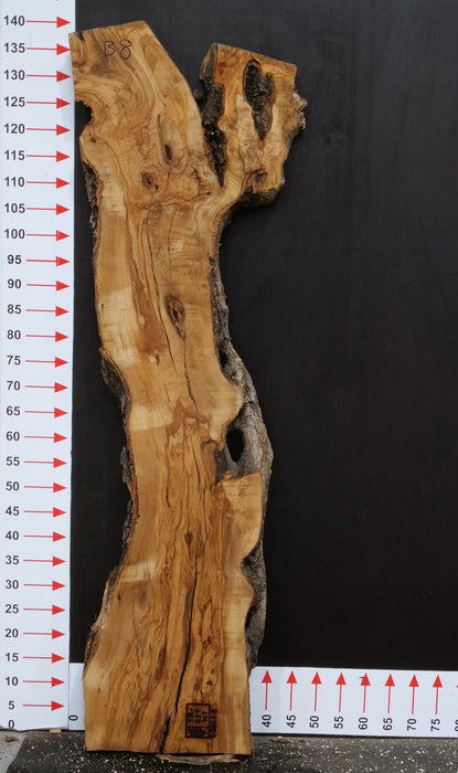 Olivenholz Epoxid Holz 4cm dick Servierbrett Brett B8